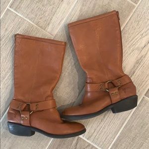 Girls Frye harness boots
